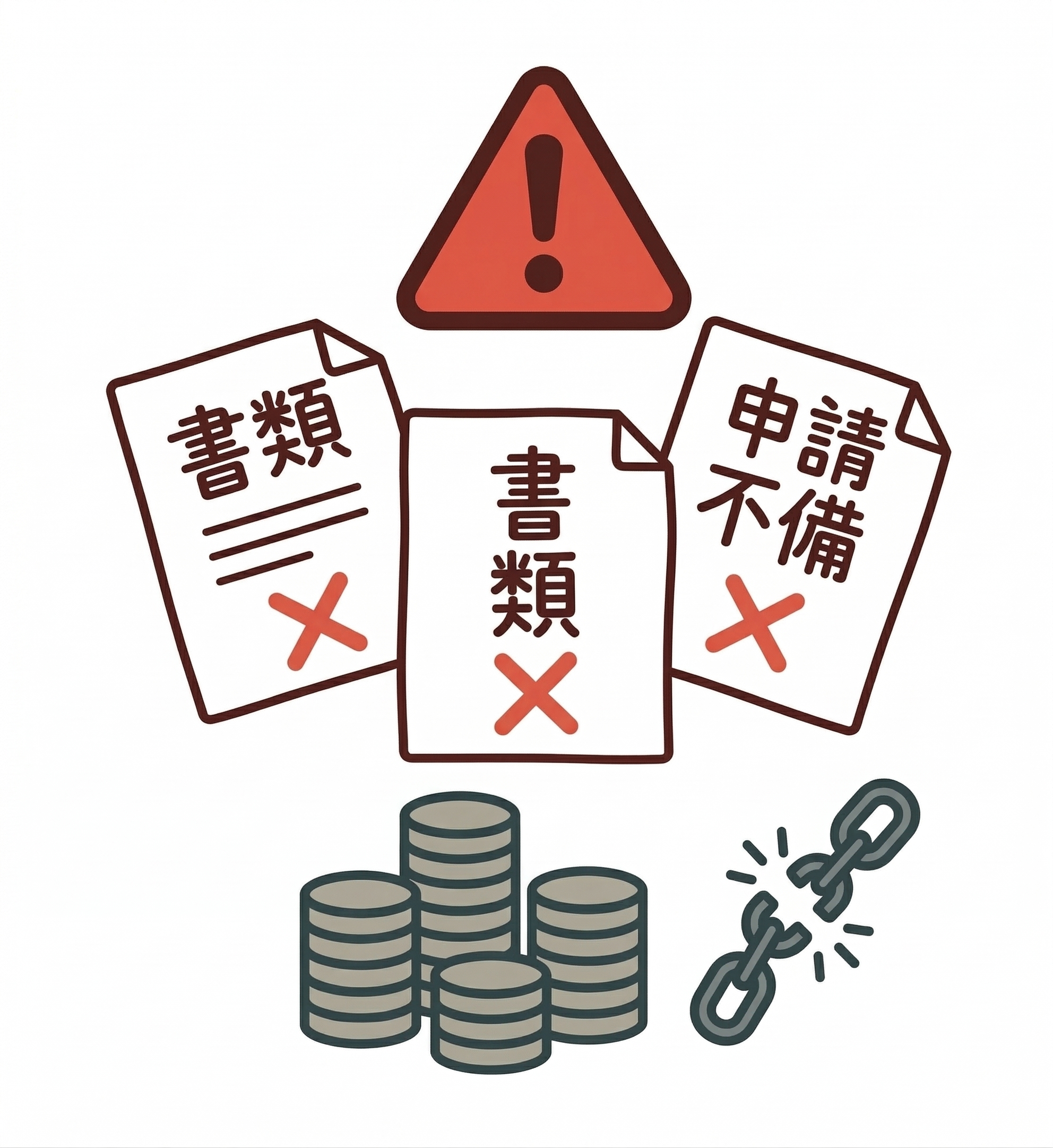 困っている人のイラスト